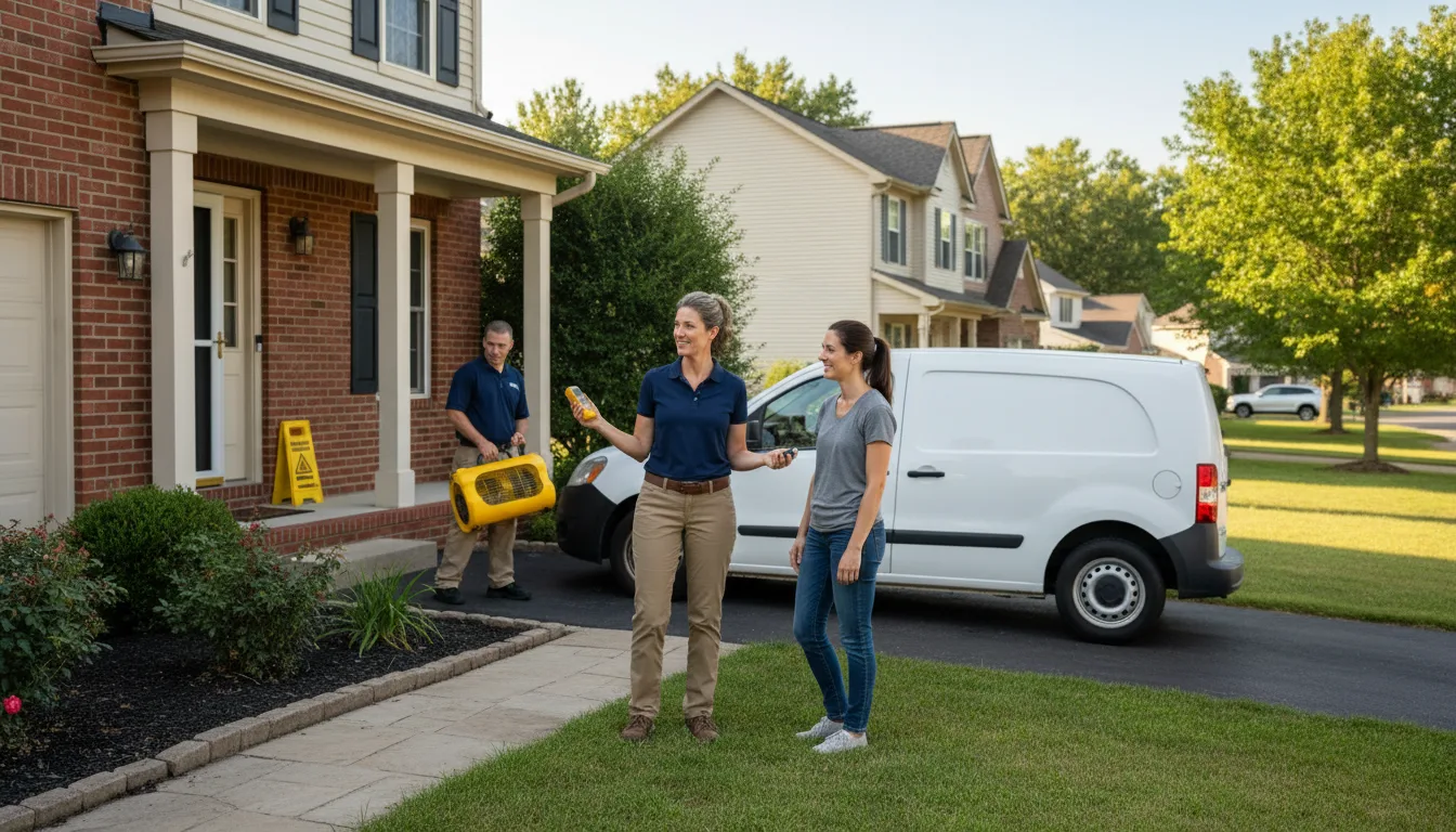 Water restoration image for Flood Water Cleanup, Removal And Restoration Services in Charlottesville, IN